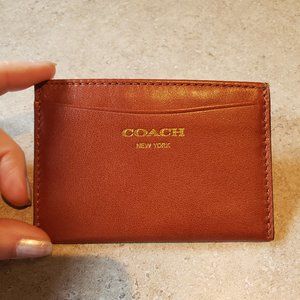 Coach Leather Card Holder